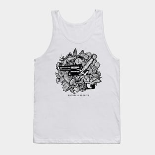 Endure & Survive - Vintage Black Tank Top